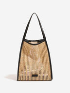 Sac féminin en Rafi Grass, grande capacité, idéal pour les vacances et les journées de loisirs.