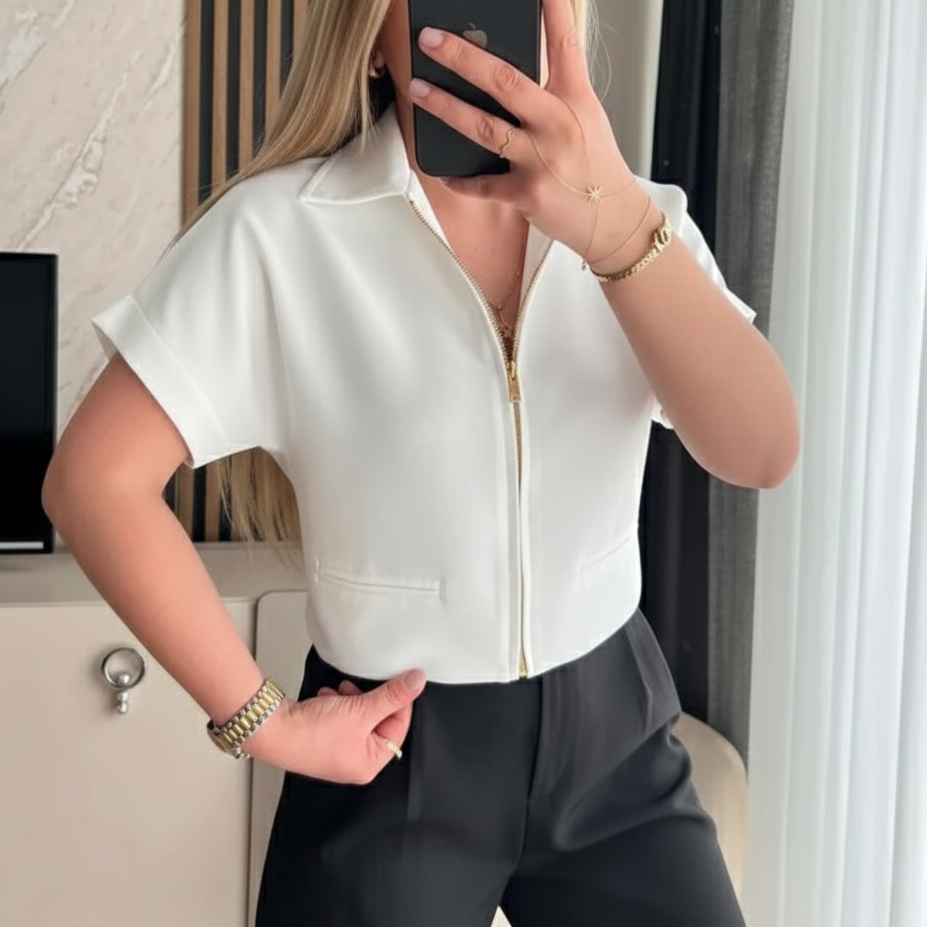 Chemise Varsity Manches Courtes