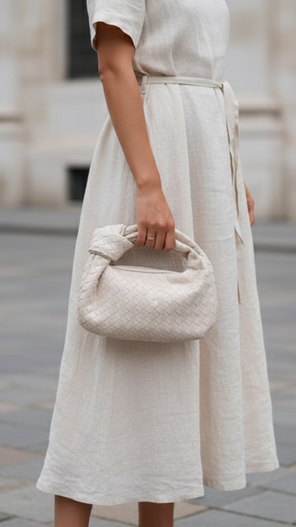 Mini sac tissé chic