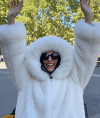 Veste en Fausse Fourrure