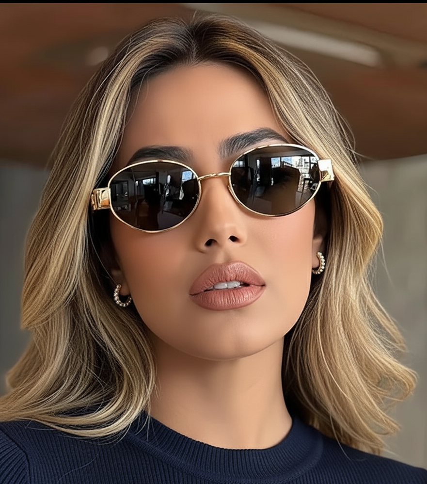 Lunettes Ovale Reflet de Lune