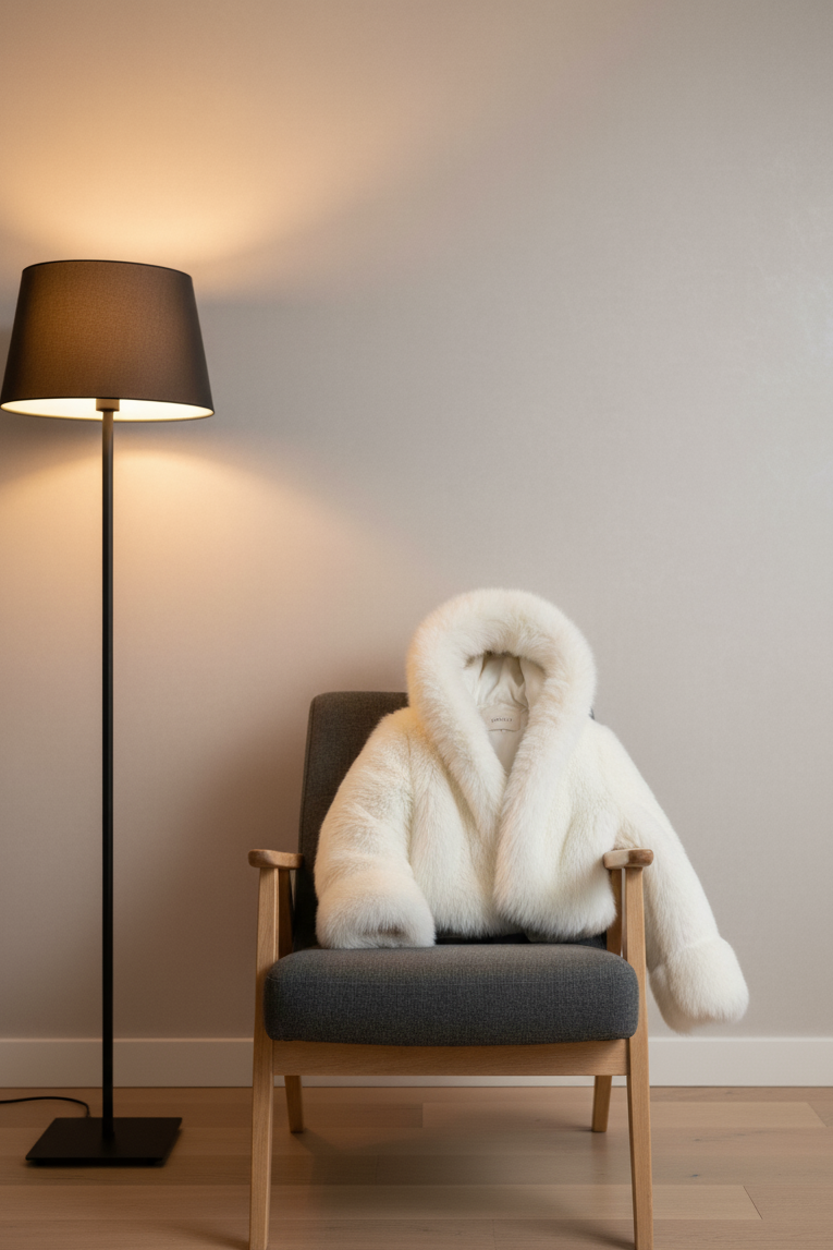 Veste en Fausse Fourrure