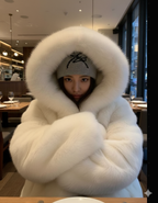 Veste en Fausse Fourrure