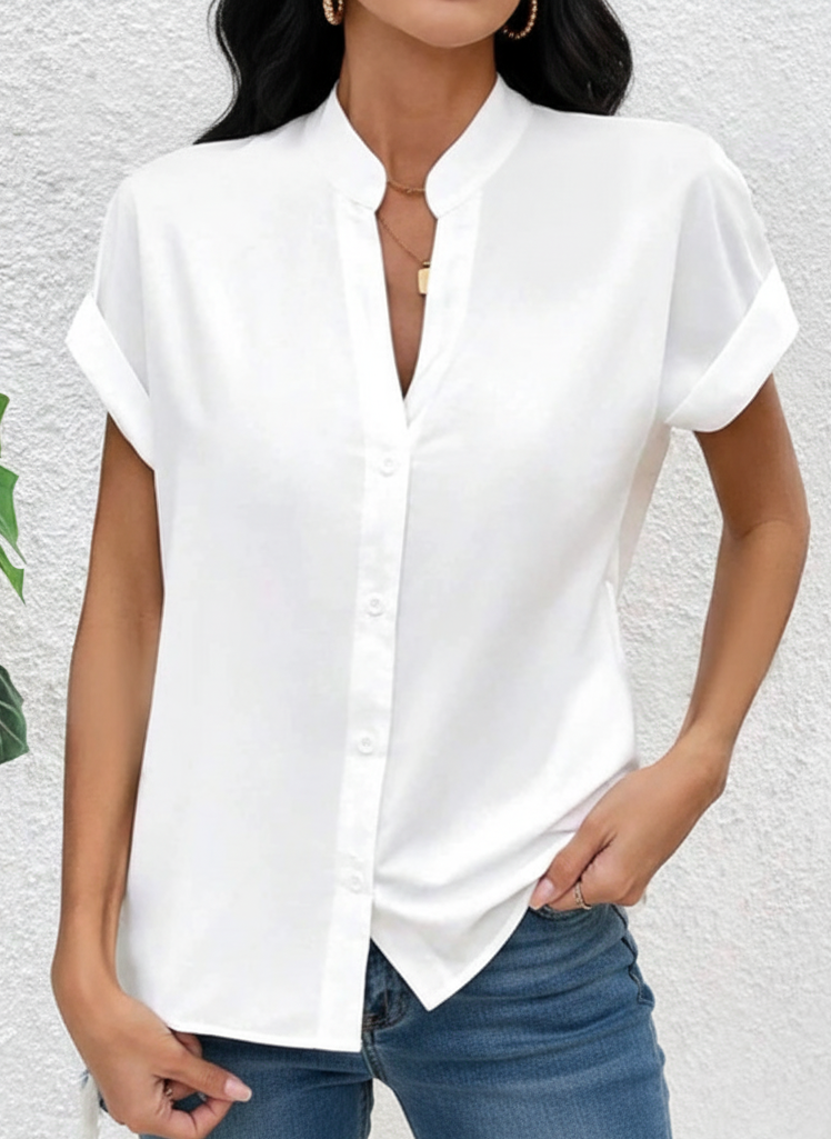 Chemise Élégant Manche Courte
