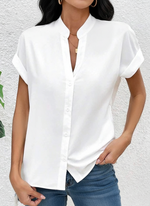 Chemise Élégant Manche Courte