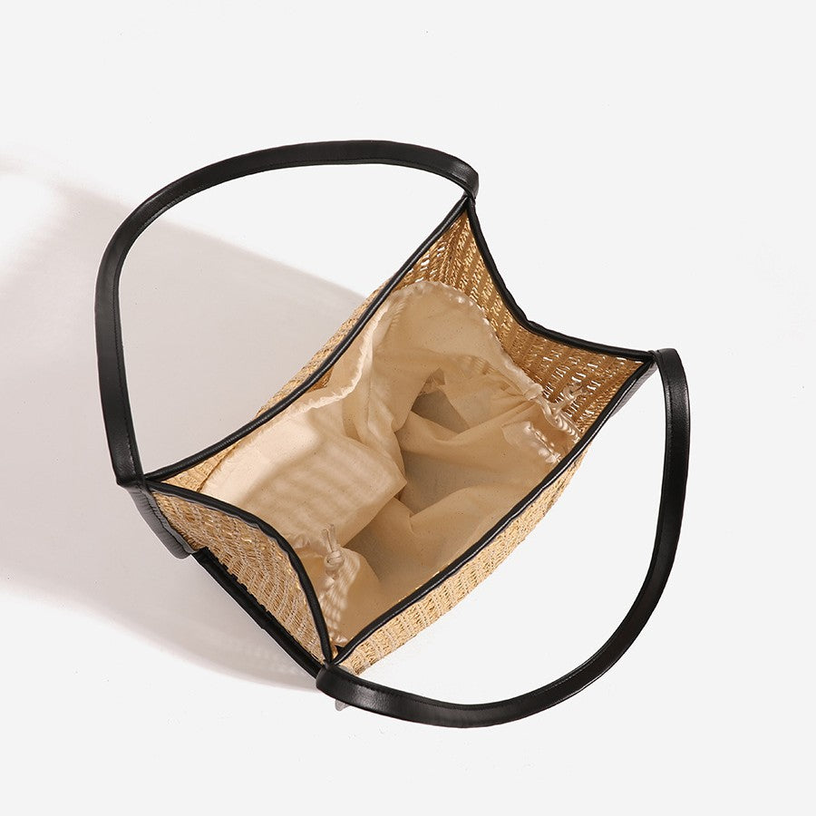 Sac féminin en Rafi Grass, grande capacité, idéal pour les vacances et les journées de loisirs.