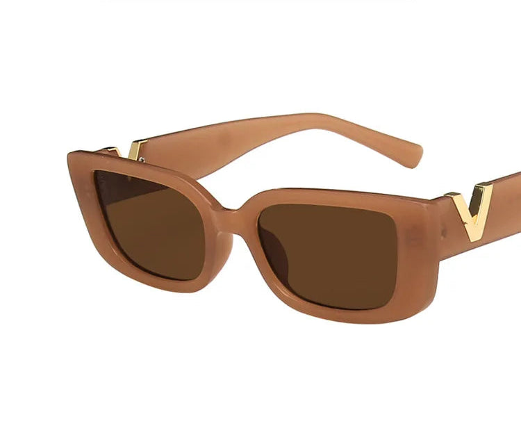 Lunettes Rétro Rectangulaires