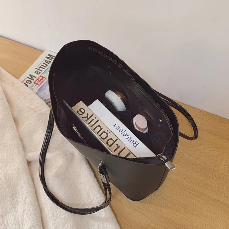 Grand Sac d'Hiver en Cuir