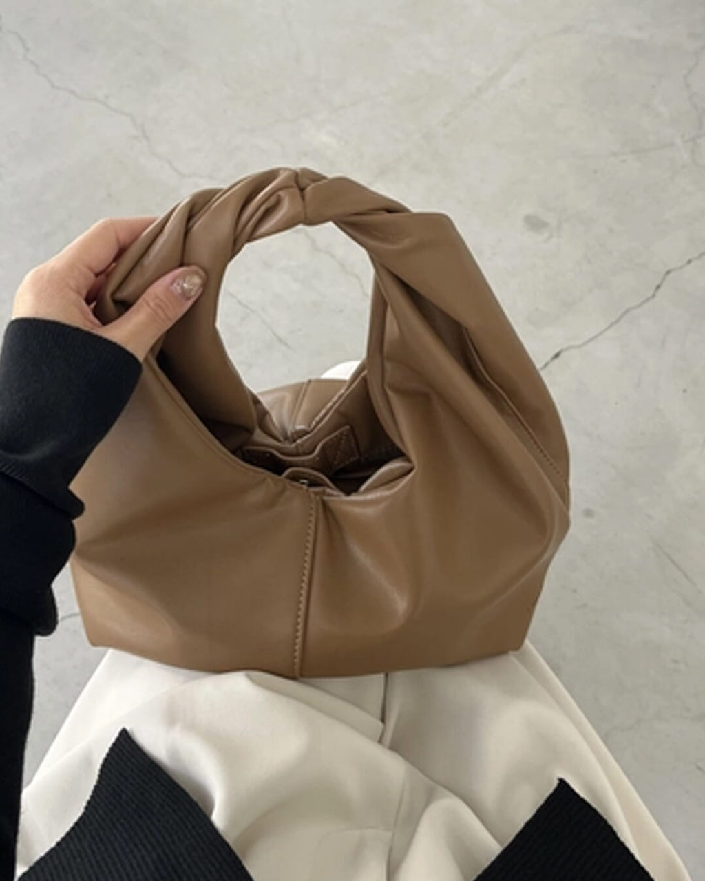 Sac Pochette en Cuir