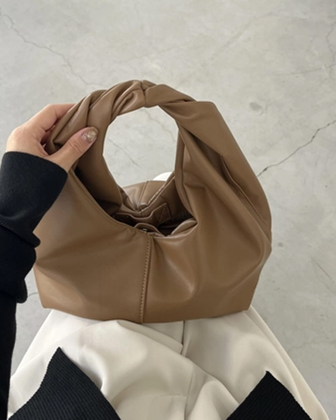 Sac Pochette en Cuir