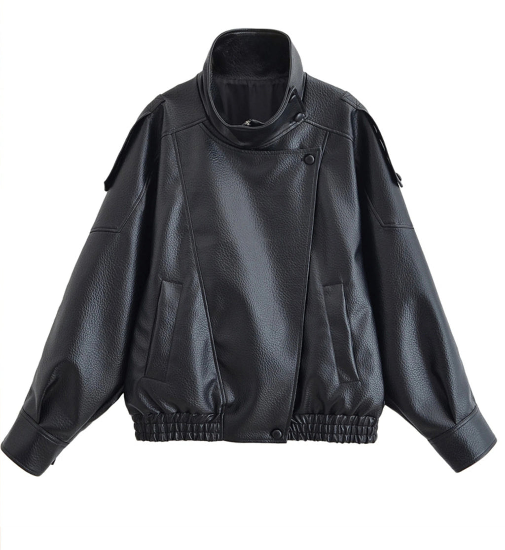 Veste cuir automne Style