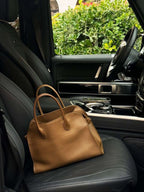 Sac cabas chic teinte henné