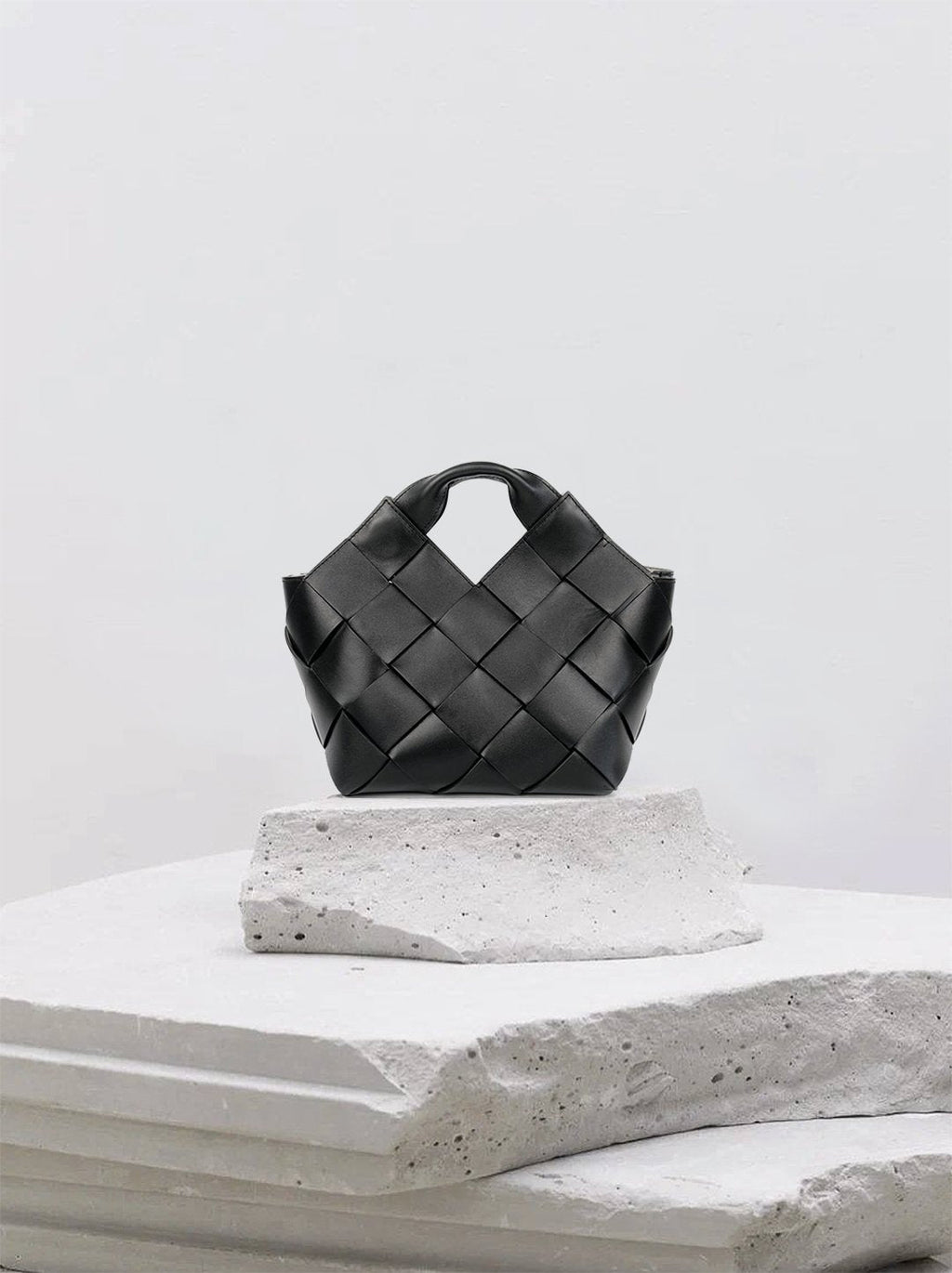 Sac chic en cuir nappa noir